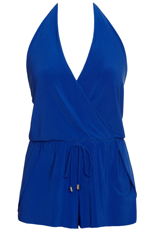 MagicSuit Solids Bianca One Piece Romper Swimsuit